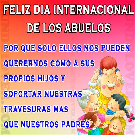 Feliz Dia Internacional De Los Abuelos Mundo Lover