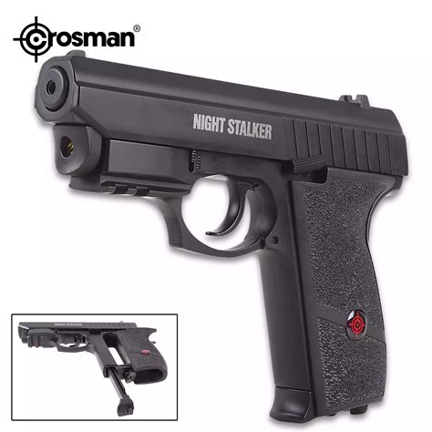 Discounts Crosman Night Stalker Air Pistol With Internal Laser Sight Semi Auto Blowback CO