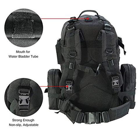 Cvlife Military Tactical Backpack Army Rucksack Assault Pack Built Up
