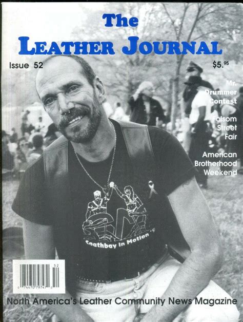 Leather Journal 52 Mr Drummer Contest Magazine Leather 5