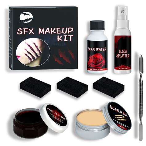 Buy Halloween Sfx Makeup Kitscars Waxfake Blood Gelfake Blood Spray