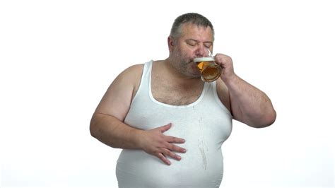 Happy Man Drinking Beer On White Background Stock Footage Sbv 337934813