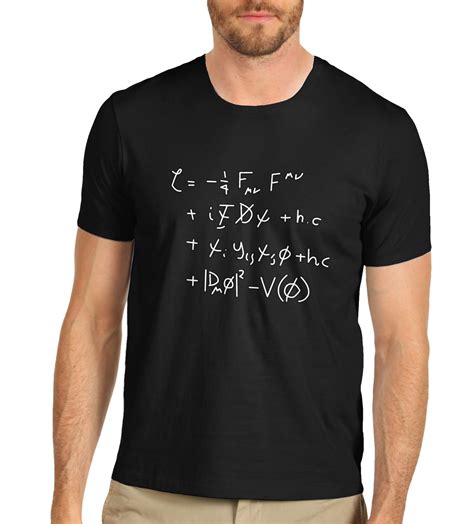 Mens Standard Model Math Equation Funny T Shirt Ebay