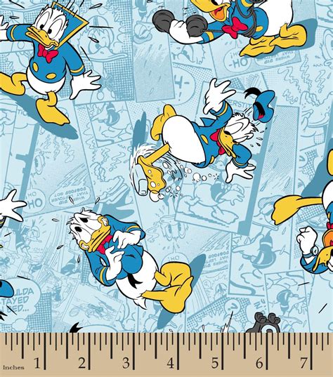 Disney Donald Duck Cotton Fabric Donald Duck Faces Joann