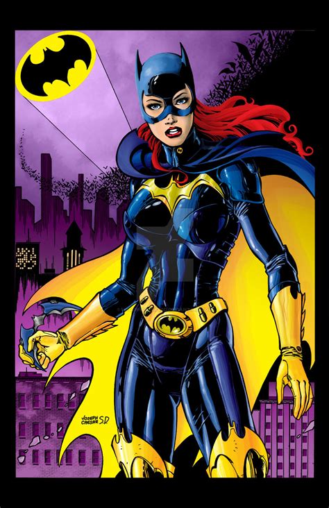 Batgirl Pinup Art Colored By Josephcaesarsd On Deviantart