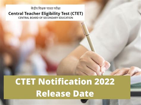 CTET 2022 Application Form Notification Expected To Be Released This