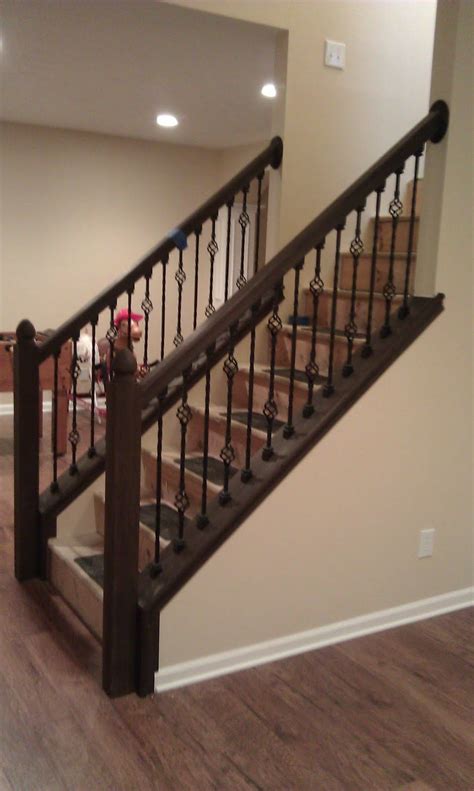 Staircases don't just belong in an entryway; interior stair railings - Google Search | Stair railing ...