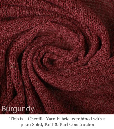 Knitted Chenilleboucle Yarn Soft Jersey Fabric British Madeknit