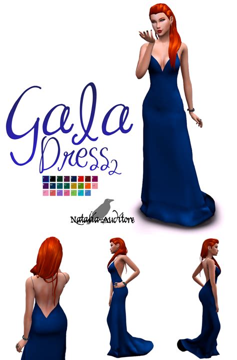 Gala Dress Natalia Auditore On Patreon Sims 4 Dresses Sims 4 Sims