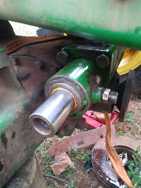 JOHN DEERE 6225 MFWD POWER STEERING CYLINDER Removal TractorByNet