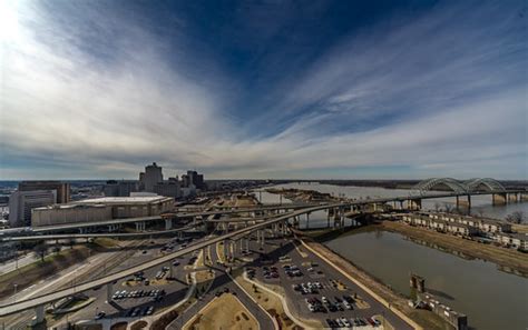 Memphis Cityscape From The Pyramid Observation Deck Flickr