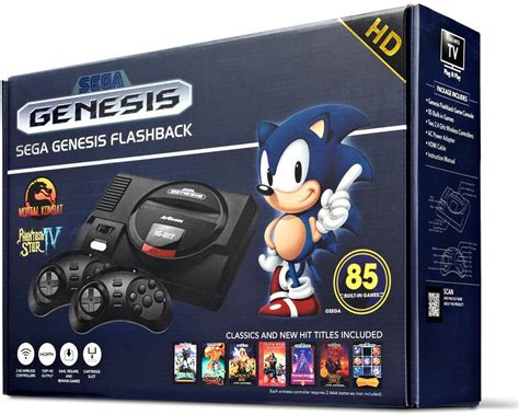 Sega Genesis Flashback Gaming Console 85 Games Built In Walmart Canada