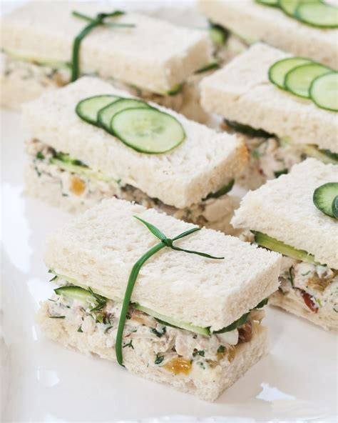 Herbed Chicken Salad Tea Sandwiches Southern Lady