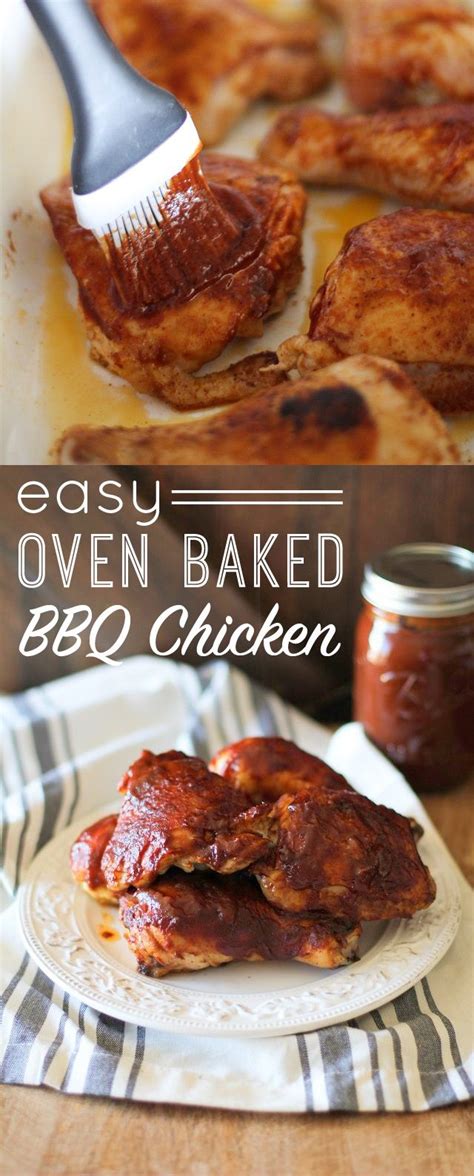 Preheat the oven to 350°f. How to Make Easy, Oven-Baked BBQ Chicken | Oven baked bbq chicken, Oven baked, Bbq chicken