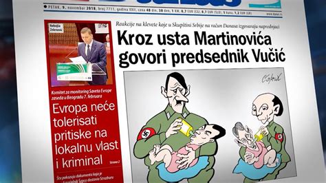 Petrović O Karikaturi Izgleda Ne Razlikuju Hitlera I Vučića