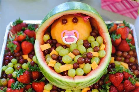 Dont Make It Look Like A Creepy Baby Baby Shower Fruit Baby Shower