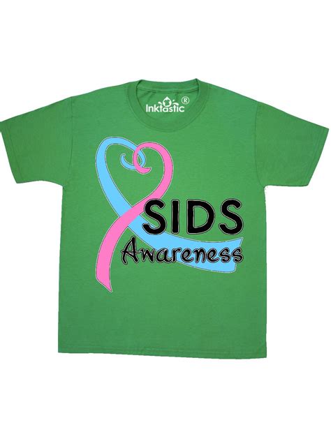 INKtastic - SIDS awareness- pink and blue ribbon Youth T-Shirt 