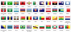 Значок флаги стран мира