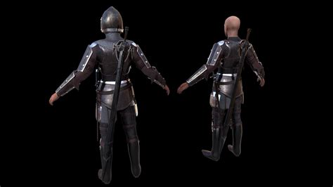 3d Model Tab Medieval Knight 1 Vr Ar Low Poly Rigged Cgtrader