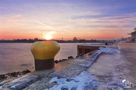 Frozen Sunset Kiel Holtenau Beautiful Sunset Extremely Co Flickr