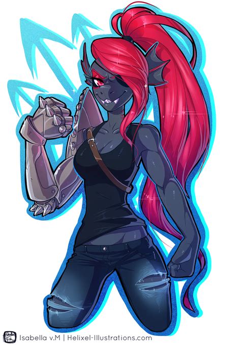 Undyne By Helixel On Deviantart