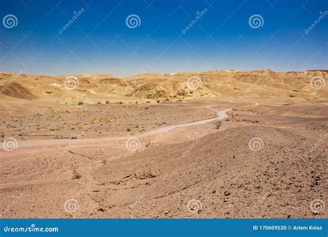 Desert Landscape Sand Stone Ground Dry Wasteland Scenic View Rocky