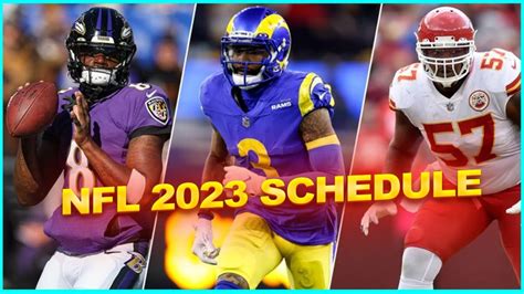 Nfl Schedule 2023 Prediction Show Youtube
