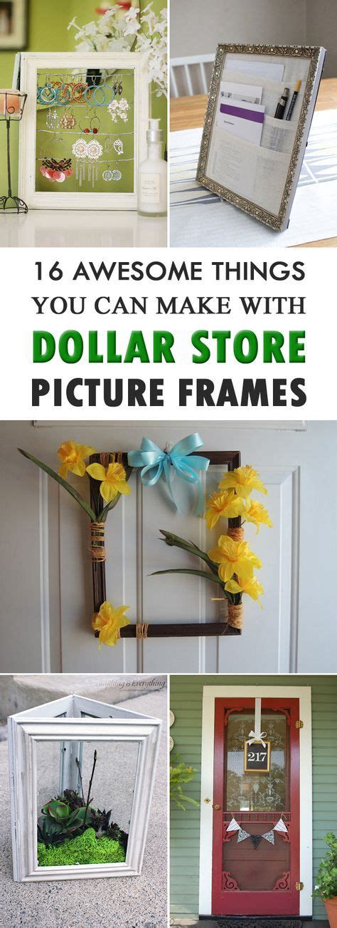 16 Awesome Things You Can Make With Dollar Store Picture Frames Diy
