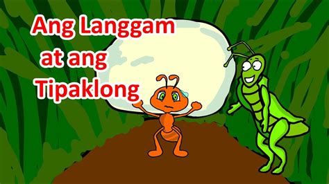 Ang Langgam At Ang Tipaklong The Ant And The Grasshopper Aesops
