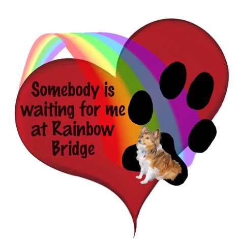 Then you cross rainbow bridge together…. Digital Rainbow Bridge plus Heart with Dog Paw Print ...