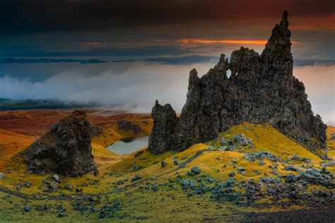 Landscape Scotland Isle Of Skye Old Man Of Storr 4k Hd Wallpaper