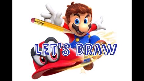 Lets Draw Super Mario Odyssey Youtube