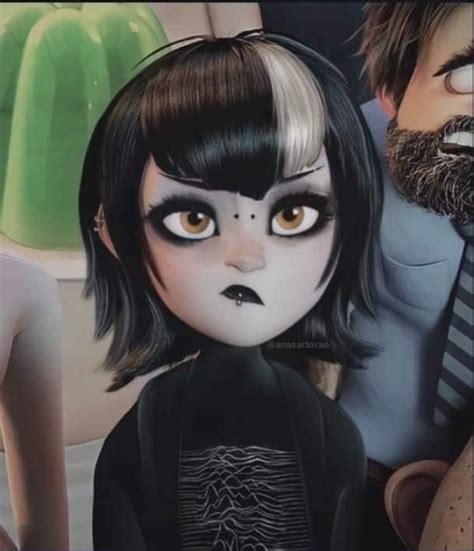 Goth Mavis Girl Cartoon Characters Hotel Transylvania Cute Drawings