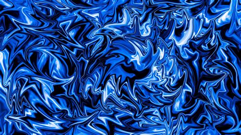 Wallpaper Ripples Wavy Blue Liquid Abstraction Hd Widescreen