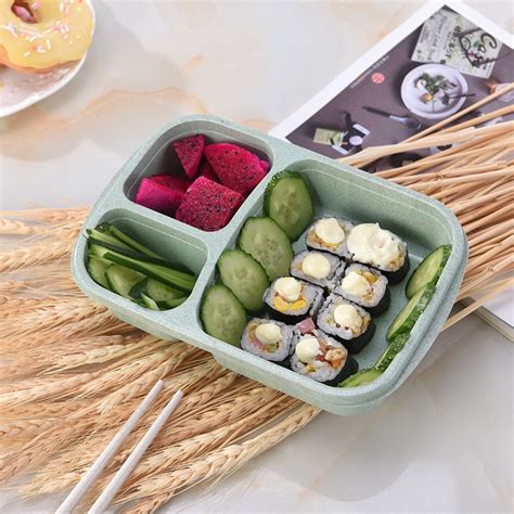 1 Pcs Healthy Plastic Food Container Portable Lunch Box With Cover