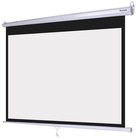 Durable matte white surface is the premier choice when ambient light is controllable. InstaHibit 16:9 Retractable Manual Projection Screen 72 ...
