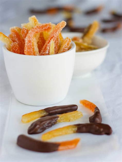 Homemade Candied Citrus Peels Recipe Tutorial The Cookie Writer