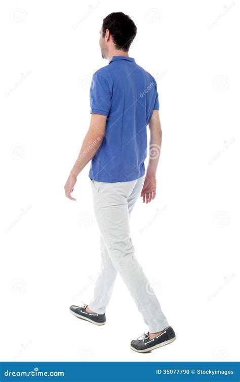 Casual Guy Walking Away From The Camera Stock Photo Image 35077790