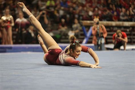 Oklahoma Womens Gymnastics Maggie Nichols Natalie Brown Win Weekly Big 12 Awards Sports