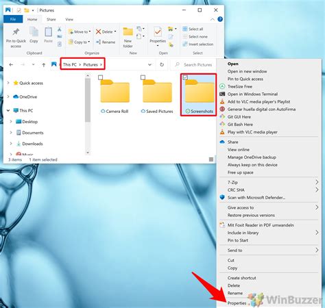 Windows 10 How To Change Where Screenshots Are Saved Via Print Screen