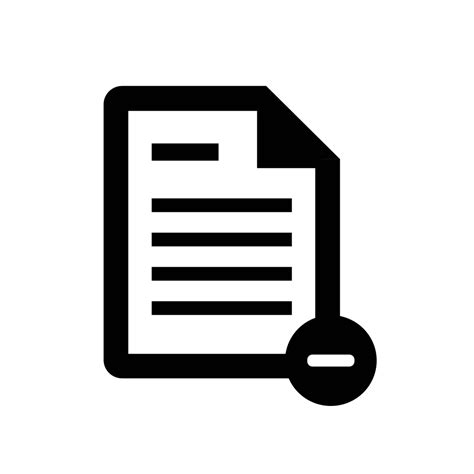 Delete Document File Page Paper Icon