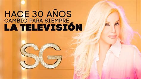 Susana Giménez 30 Años En La Televisión 1987 2017 Susana Gimenez Susana 30 Años