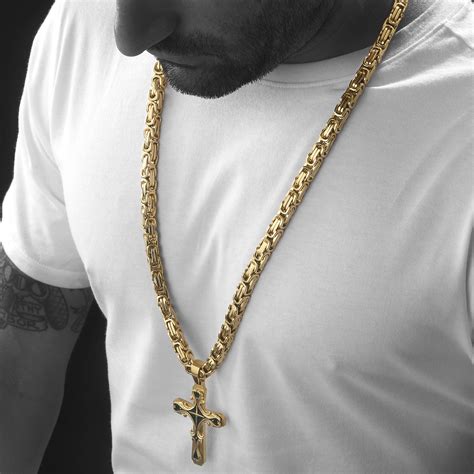 Brass chain, brass chain，cheap brass chain, brass chain wholesale, brass chain in bulk, buy brass chain,high quality brass chain with cheap price. Gold Tribal Cross Pendant - SpicyIce