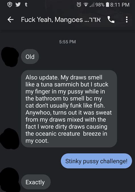 Stinky Pussy Challenge R Texts