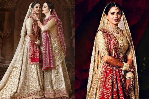 Isha Ambanis Posh And Royal Wedding Indian Wedding Saree