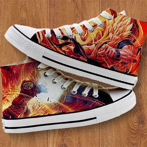 Dragon ball z, saiyan saga, is one of my fondest memories for childhood television. Custom Dragon Ball Z Shoes - Custom Hand Painted Converse Shoes - Gift Idea