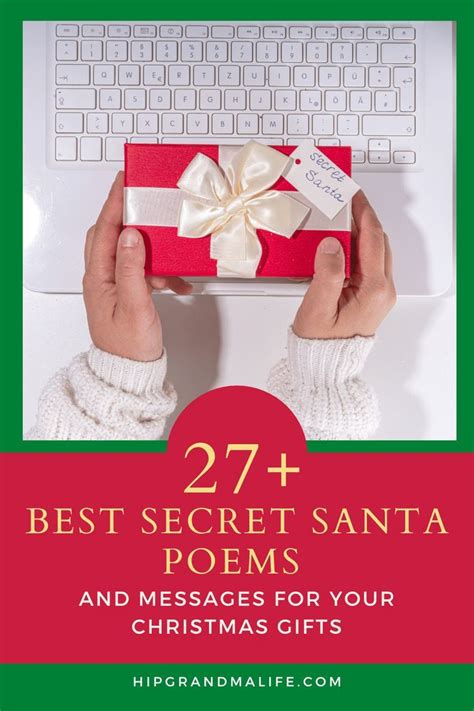 27 Best Secret Santa Poems In 2023 Secret Santa Poems Secret Santa