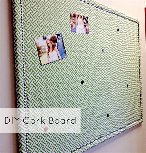 Did you ever make your parents crazy by taping or pinning posters, art, and photos to your. DIY Cork Board - Carolina Charm