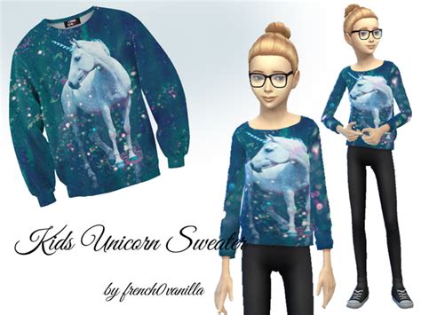 The Sims Resource Kids Unicorn Sweater