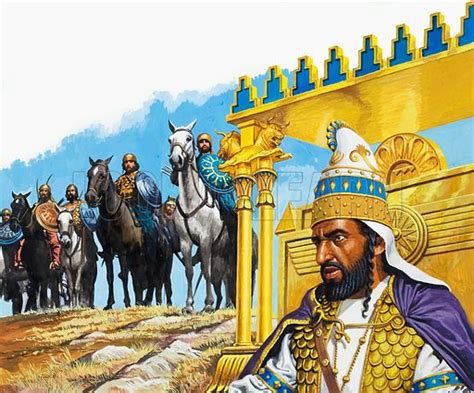 Xerxes I Emperor Of Persia Stock Image Look And Learn